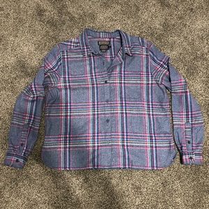 Pendleton Women’s Cropped Wool Shirt XL